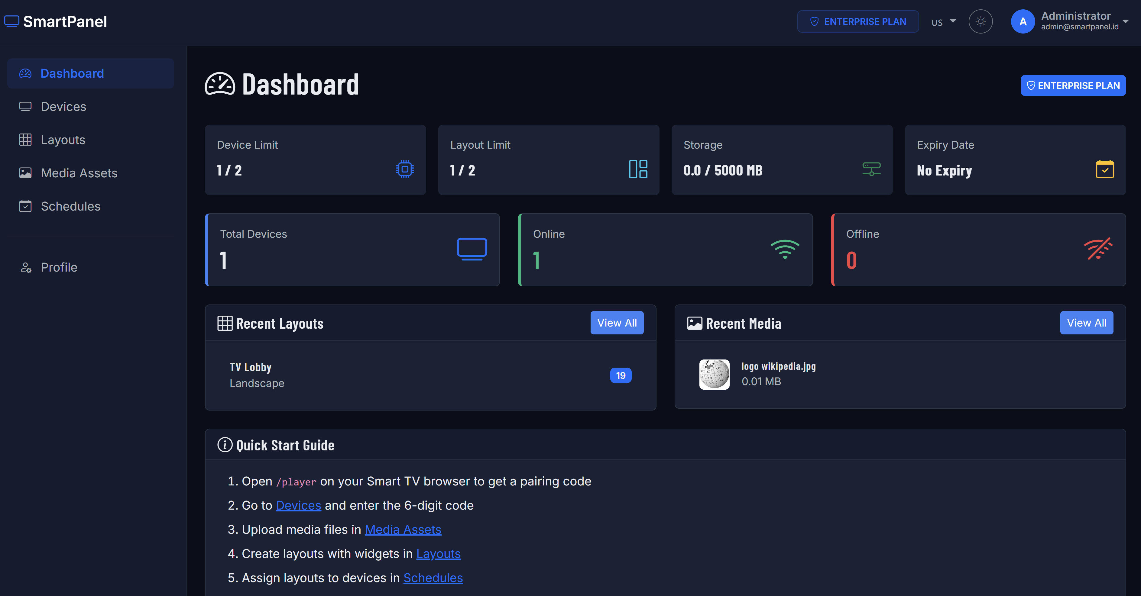 Dashboard Preview